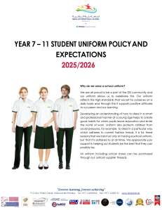Year 7 to 11 Uniform Policy 25 - 26_Page_1